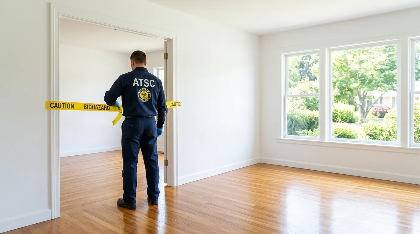 Certified biohazard cleanup crew performing Crime Scene Cleanup in Hawaiian Gardens