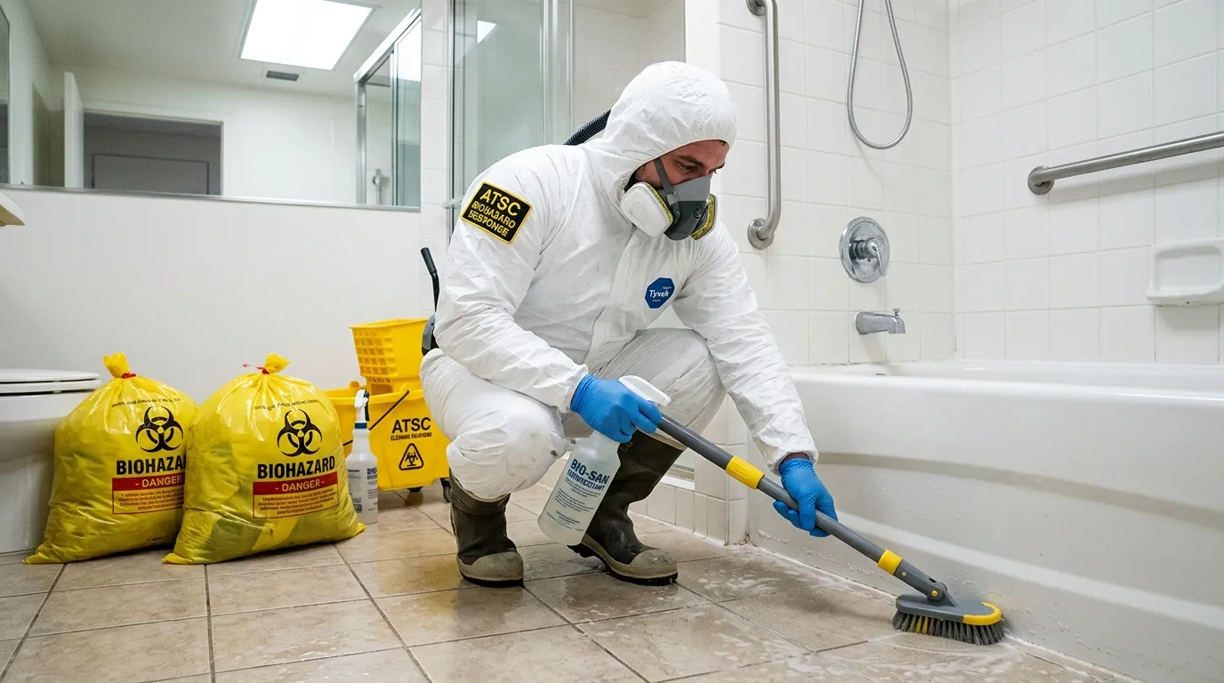 Decontamination equipment deployed for Blood Cleanup in Hawaiian Gardens